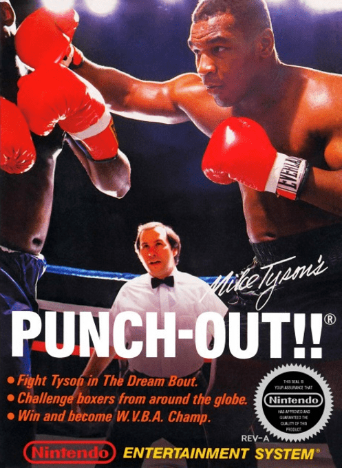 Official Front Cover Box-Art for Mike Tyson's Punch-Out!! - Cartridge Scan Pending Upload