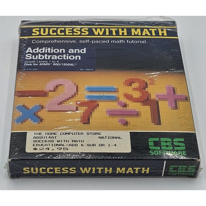 SUCCESS WITH MATH Addition and Subtraction — actual item photo