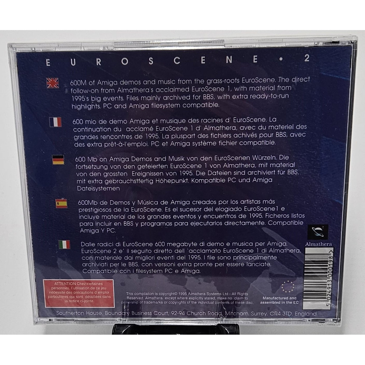 Euroscene 2 — actual item photo
