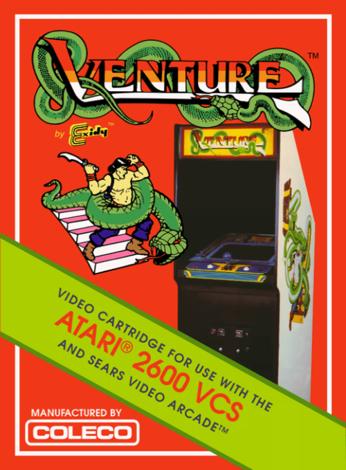 Official Front Cover Box-Art for Venture - Cartridge Scan Pending Upload