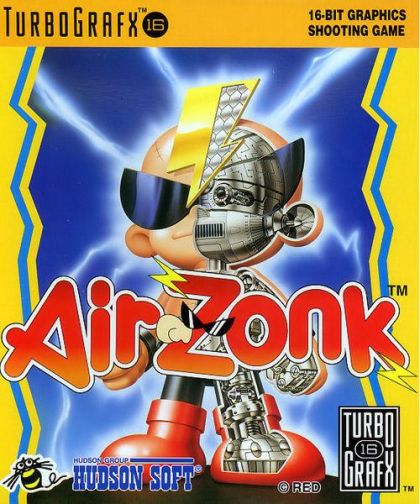 Box art — Air Zonk Turbografx16 CIB MINT RARE! Collector Grade