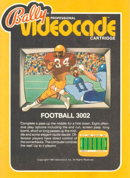 Box art — Bally Football 3002