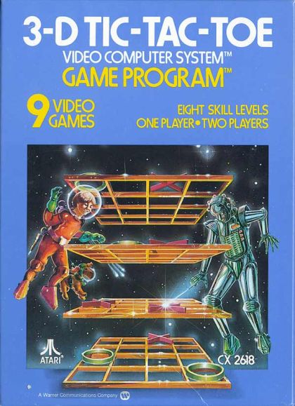 Box art — 3-D Tic-Tac-Toe White Label Cartridge