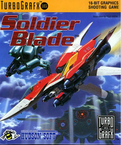 Box art — Soldier Blade Turbografx 16 - Complete - RARE Find