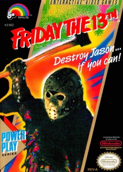 Box art — Friday the 13th Nintendo NES RARE Hard to Find - CIB - First Horror License!