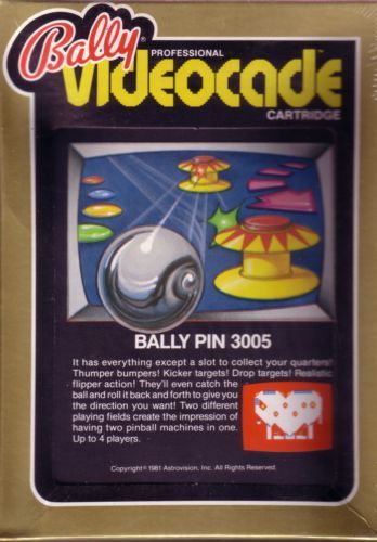 Box art — Bally Pin 3005 (in arcade retail)