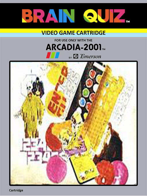 Official Front Cover Box-Art for Brain Quiz - Cartridge Scan Pending Upload