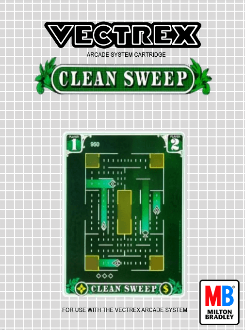 Official Front Cover Box-Art for Clean Sweep - Cartridge Scan Pending Upload