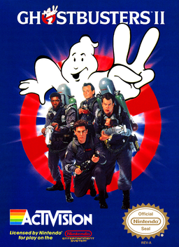 Official Front Cover Box-Art for Ghostbusters II - Cartridge Scan Pending Upload