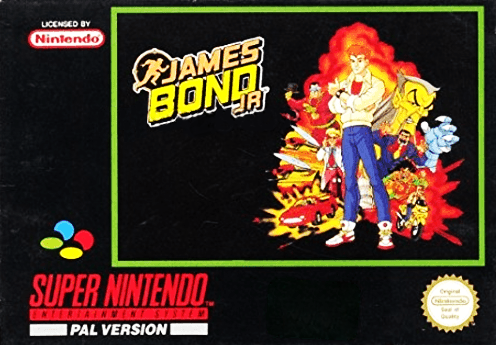 Official Front Cover Box-Art for James Bond Jr. - Cartridge Scan Pending Upload