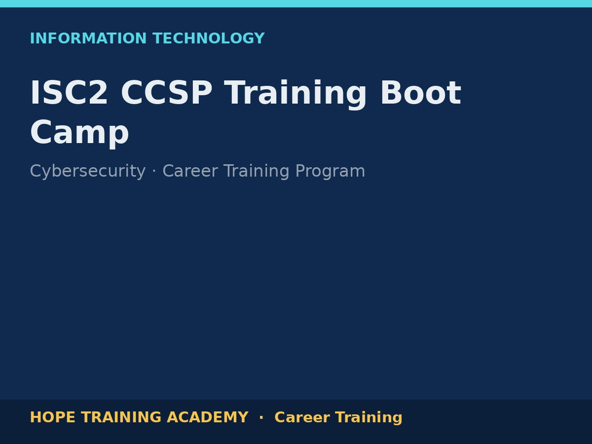 ISC2 CCSP Training Boot Camp