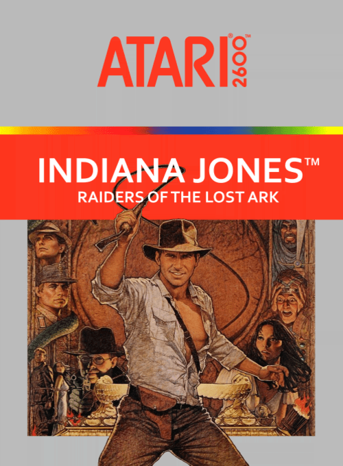 Official Front Cover Box-Art for Raiders of the Lost Ark - Cartridge Scan Pending Upload