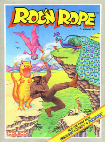 Official Front Cover Box-Art for Roc 'N Rope - Cartridge Scan Pending Upload