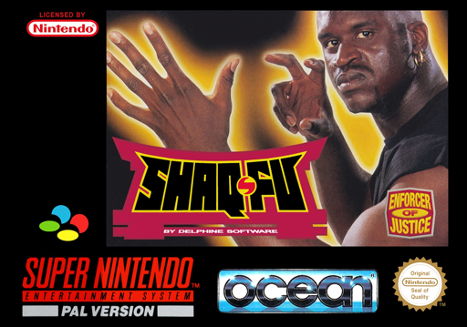 Official Front Cover Box-Art for Shaq-Fu - Cartridge Scan Pending Upload