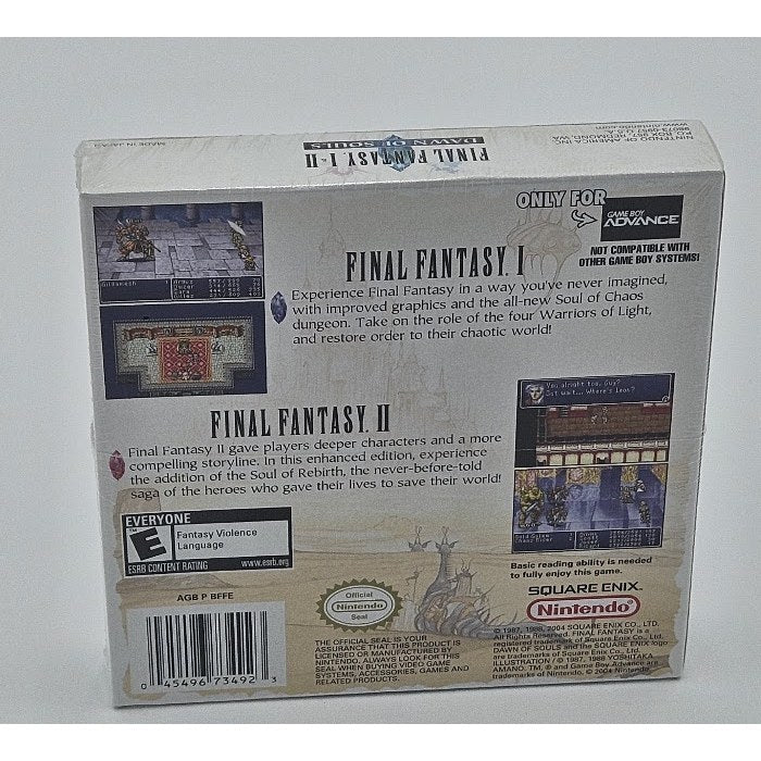 Final Fantasy Dawn of Souls GameBoy Advance - FACTORY SEALED - ready f — actual item photo