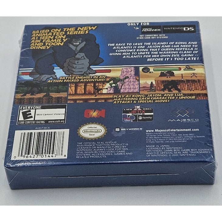 Kong King of Atlantis GBA - SEALED BOX - Mint Condition! — actual item photo