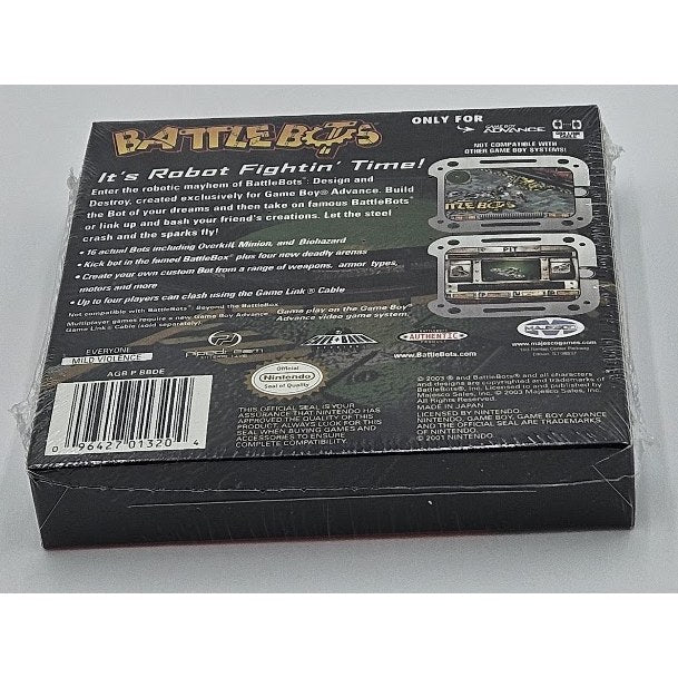 Battle Bots Design & Destroy GBA Factory Sealed - brande new - RARE — actual item photo