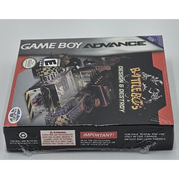 Battle Bots Design & Destroy GBA Factory Sealed - brande new - RARE — actual item photo