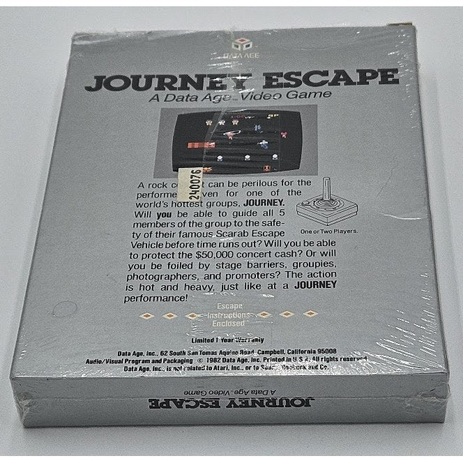 Journey Escape - A Data Age Video Game — actual item photo