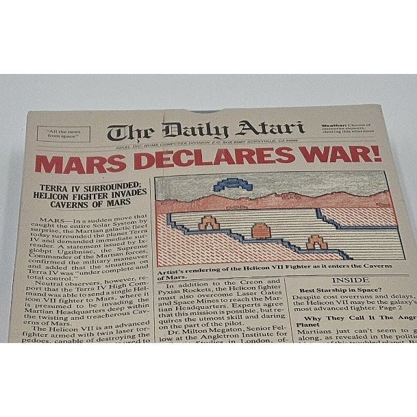 Caverns of Mars — actual item photo
