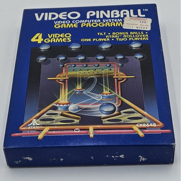 Video Pinball — actual item photo