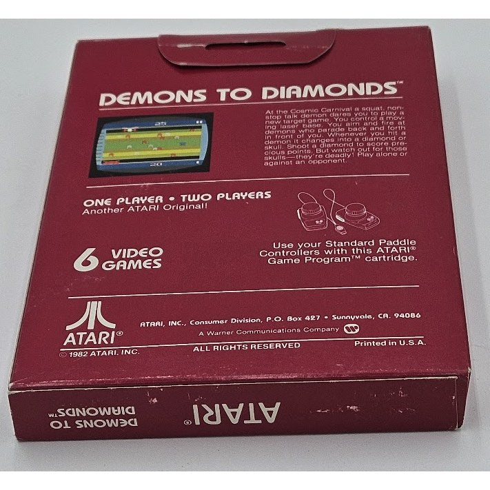 Demons to Diamonds — actual item photo
