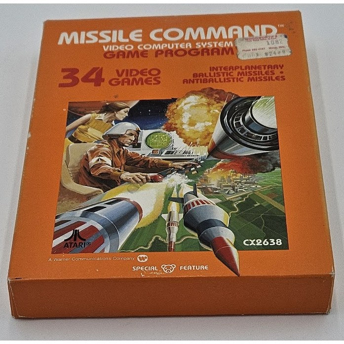 Missile Command ATARI 2600 SEALED! Original Title — actual item photo