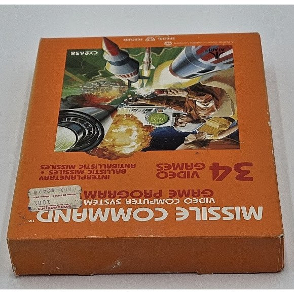 Missile Command ATARI 2600 SEALED! Original Title — actual item photo