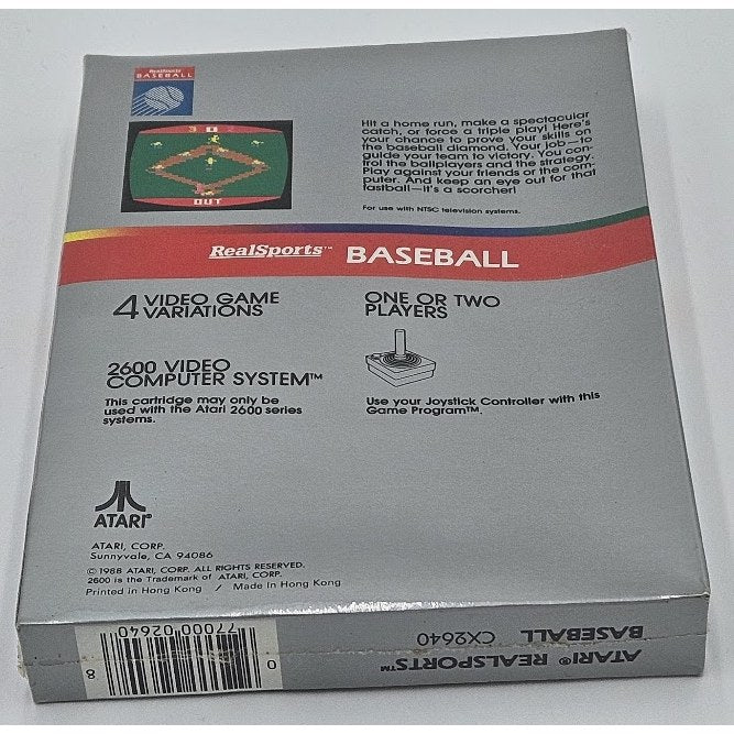 Baseball RealSports — actual item photo