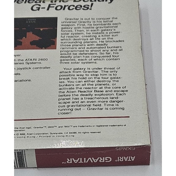 Gravitar — actual item photo