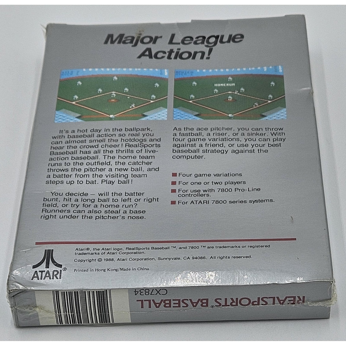 RealSports Baseball — actual item photo