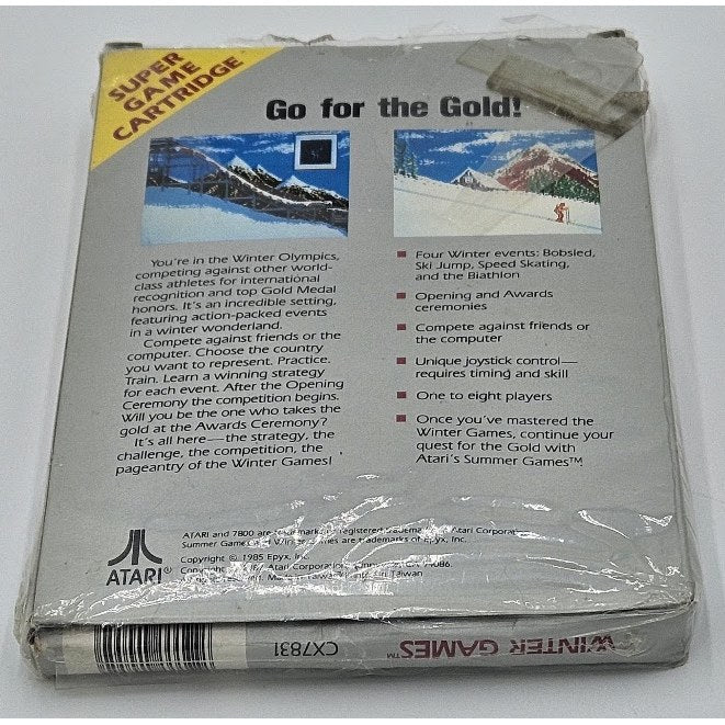 Winter Games — actual item photo