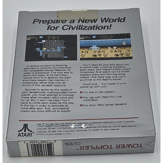 Tower Toppler — actual item photo