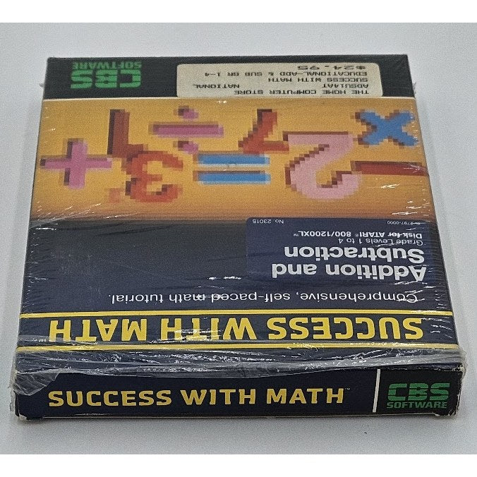 SUCCESS WITH MATH Addition and Subtraction — actual item photo