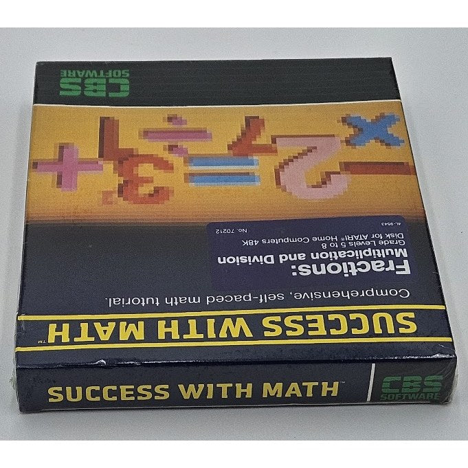 SUCCESS WITH MATH Fractions — actual item photo
