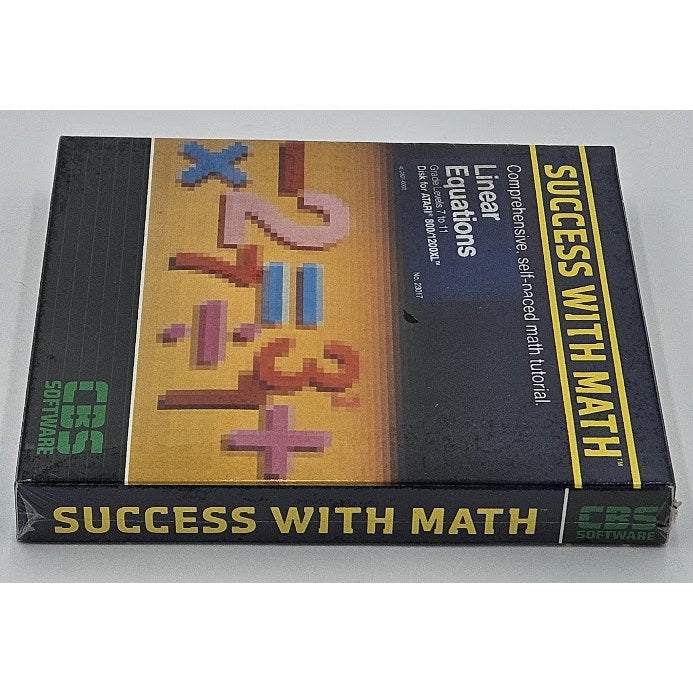 SUCCESS WITH MATH Linear Equations — actual item photo