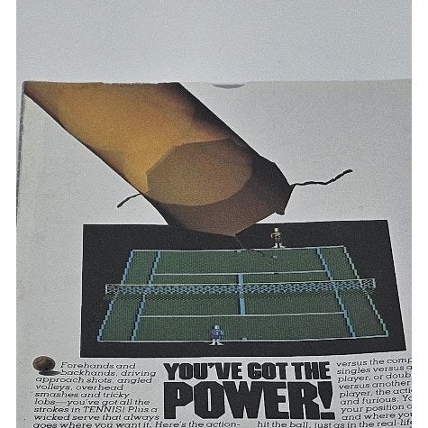Tennis — actual item photo
