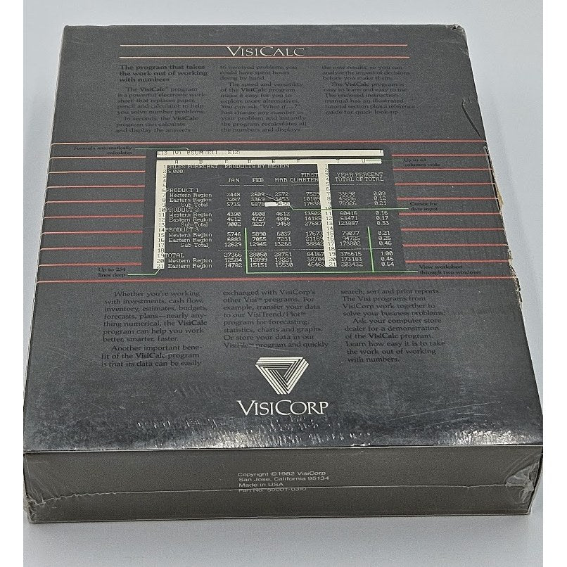 VisiCalc — actual item photo