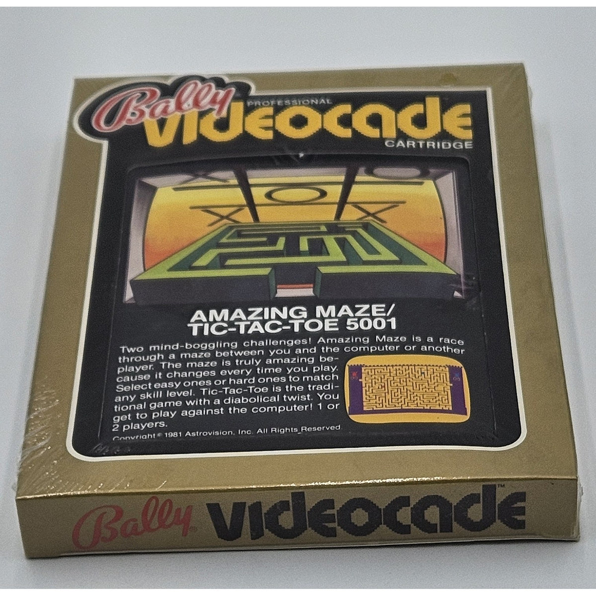 Bally Amazing Maze/Tic-Tac-Toe 5001 (arcade retail) — actual item photo