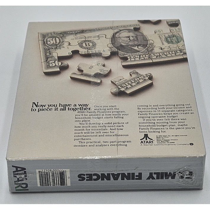 Family Finances — actual item photo