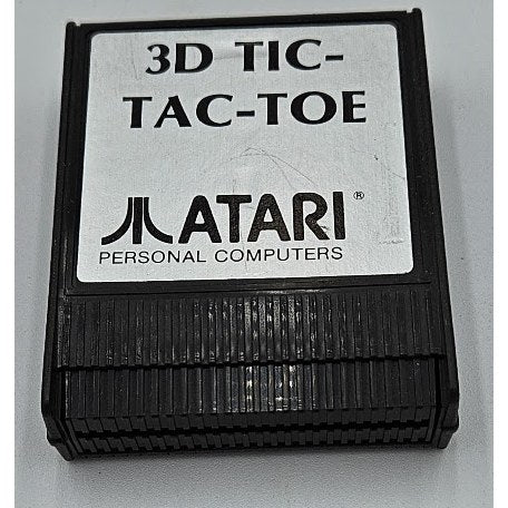 3-D Tic-Tac-Toe White Label Cartridge — actual item photo