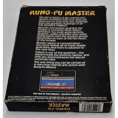 Kung-Fu Master — actual item photo