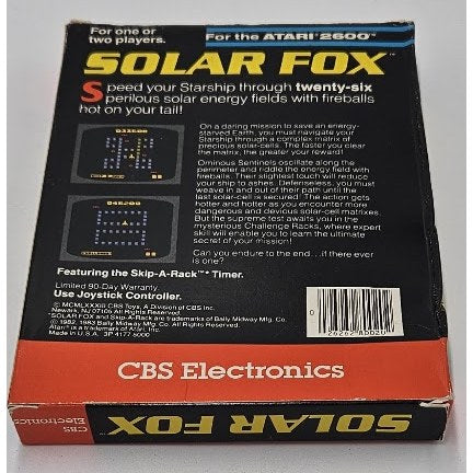 Solar Fox — actual item photo