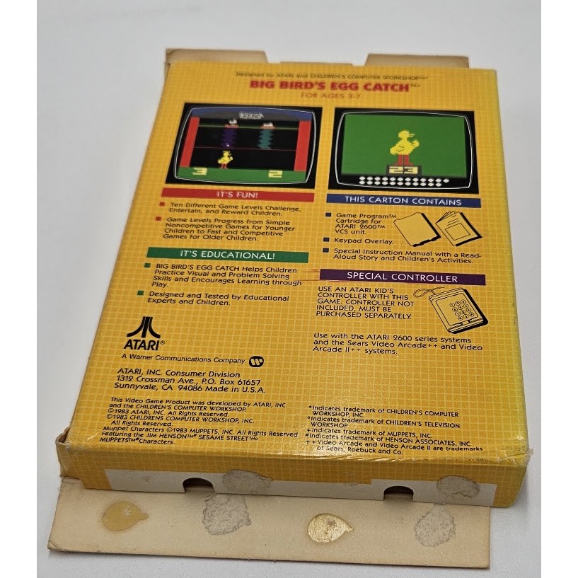 Big Bird's Egg Catch — actual item photo