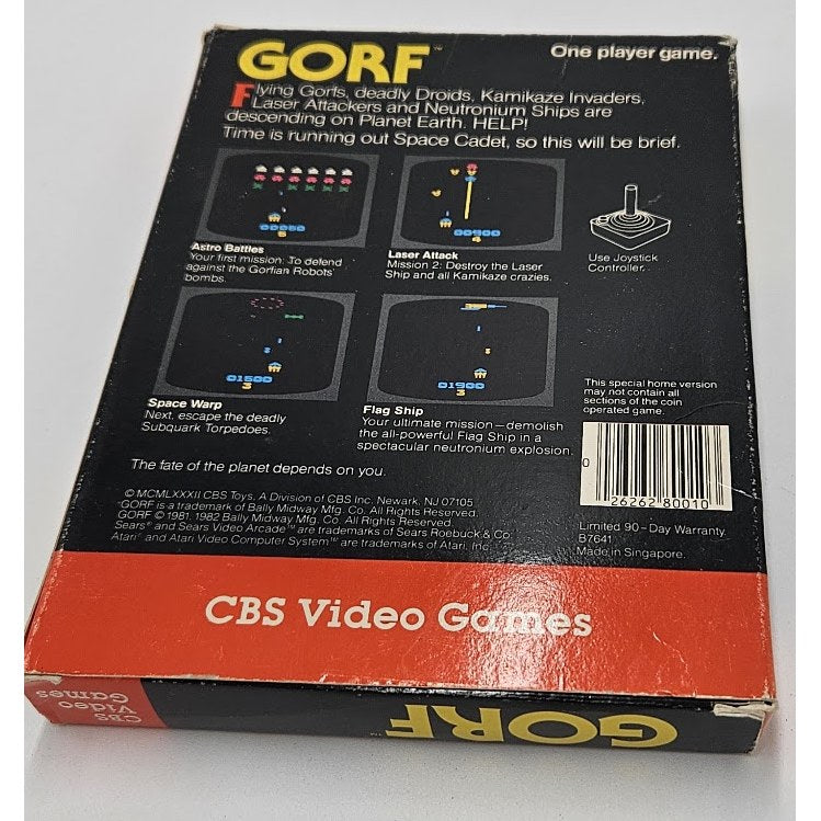 Gorf — actual item photo