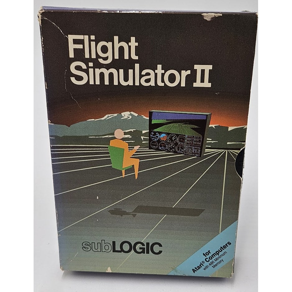 Flight Simulator II — actual item photo