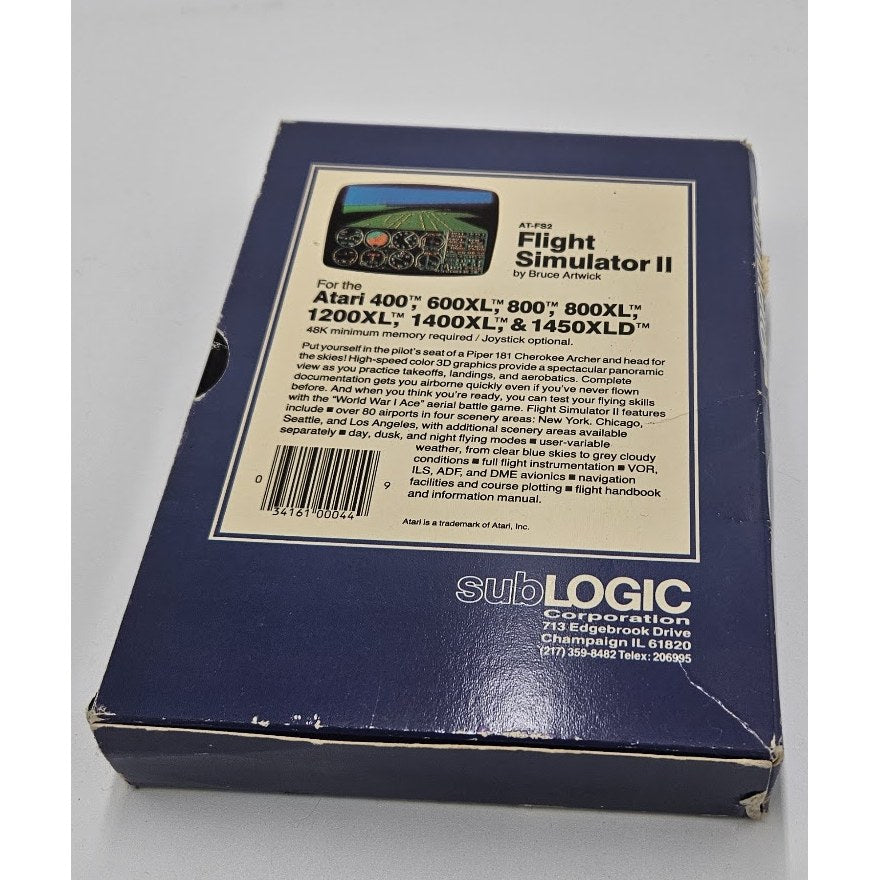 Flight Simulator II — actual item photo