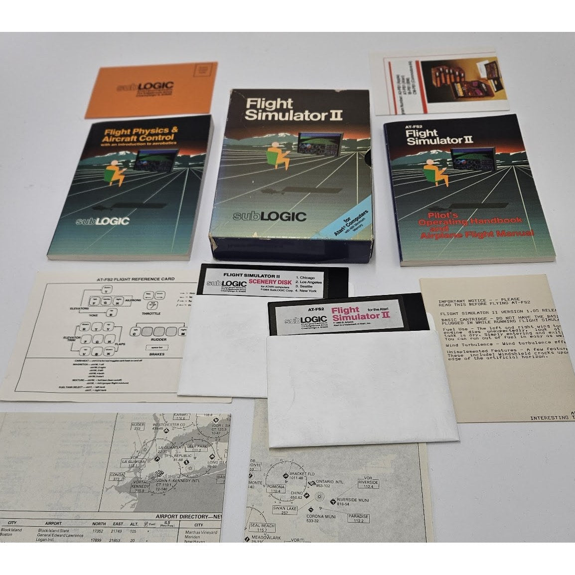 Flight Simulator II — actual item photo