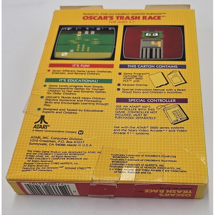 Oscar's Trash Race — actual item photo