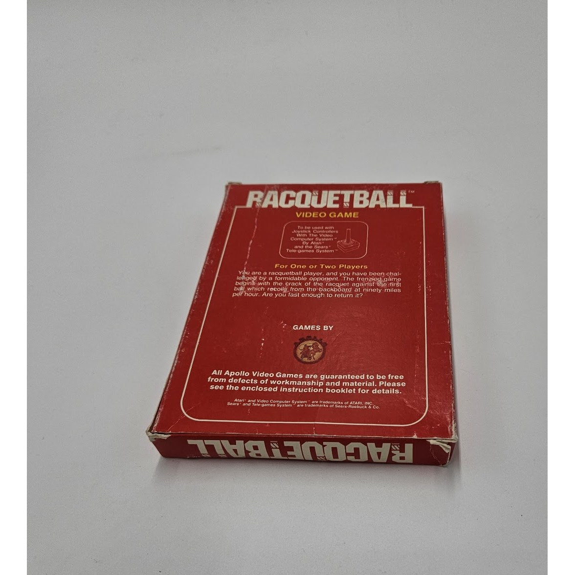 Racquetball — actual item photo